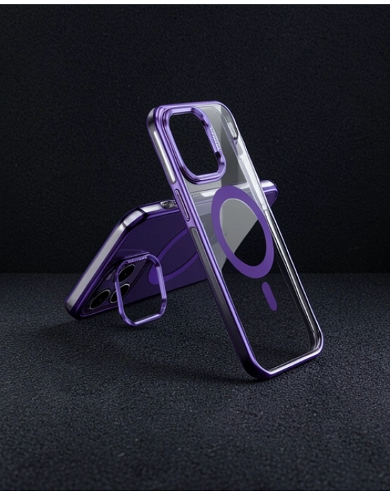 Joko Apple İphone 14 Pro Drop Magsafe Kapak - Derin Mor