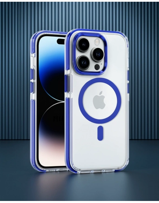 Joko Apple İphone 15 Pro Bella Magsafe Kapak - Mavi