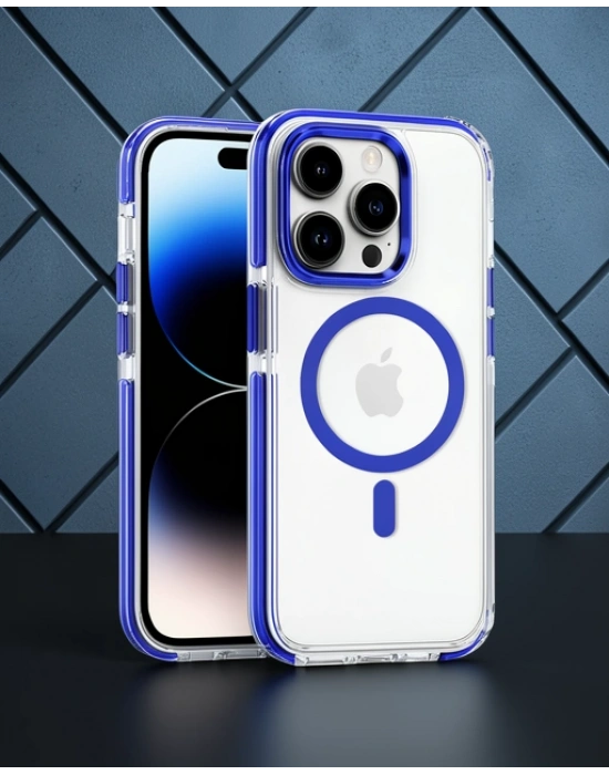 Joko Apple İphone 15 Pro Max Bella Magsafe Kapak - Mavi