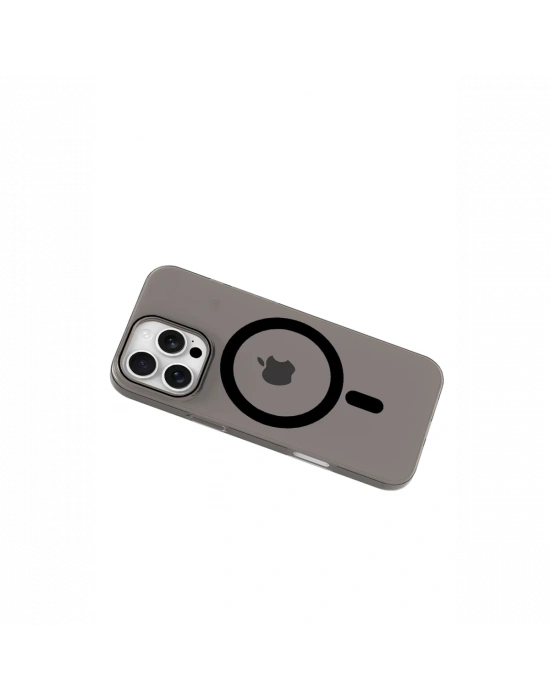 Joko Apple iPhone 16 Pro Max PC Blank Magsafe Kapak - Siyah