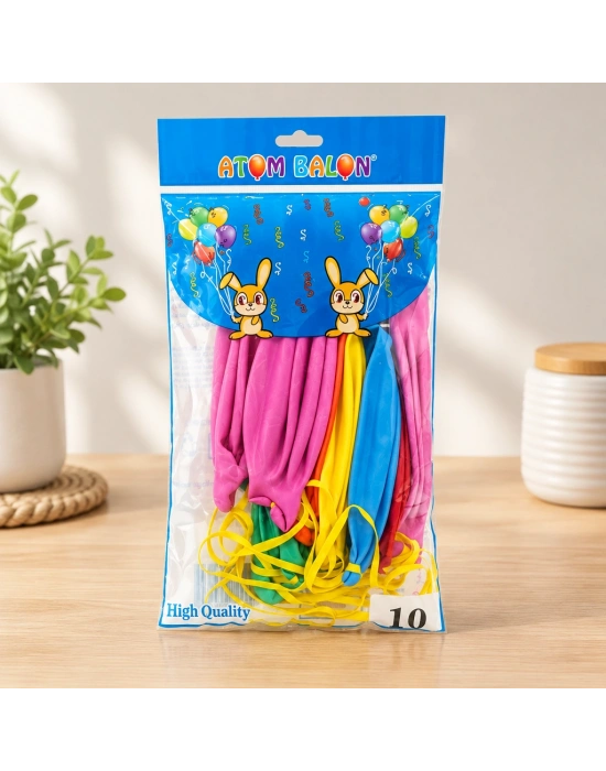 Jumbo Lastikli Balon 10lu