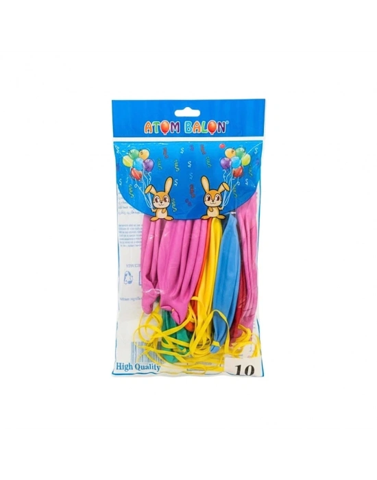 Jumbo Lastikli Balon 10lu