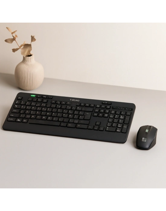 Kablosuz Klavye Mouse Seti (USB, Sessiz, Q Klavye)