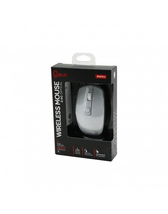 Kablosuz Mouse 1600 DPI Beyaz