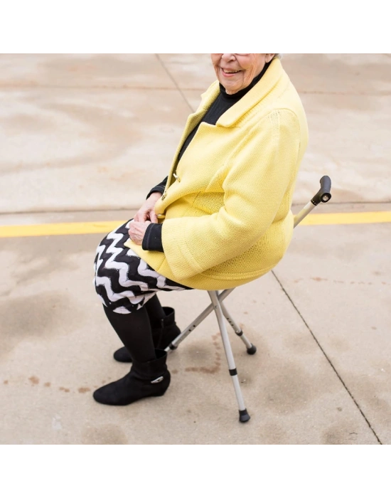 Katlanabilir Baston Sandalye - Oturaklı - 88 cm