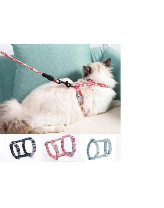 Kedi Gezdirme Göğüs Tasması