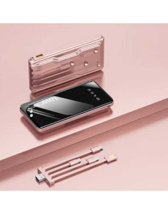 Kendinden Kablolu 10.000 mAh Powerbank