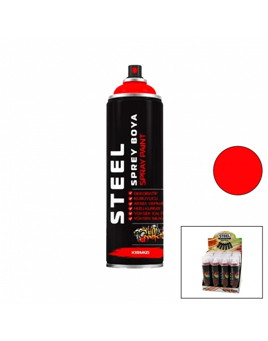 Kırmızı Sprey Boya 200ml
