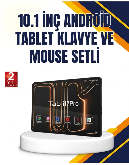 Klavye Kalem Mouse Dahil Android Tablet Uzun Pil Ömürlü