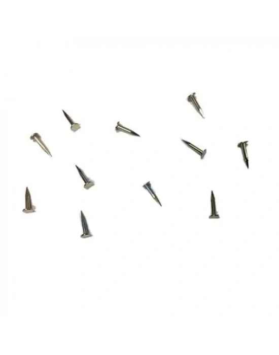 Klips, Menteşe, Ayağı Çivisi 7mm Çelik - Nikel 100gr