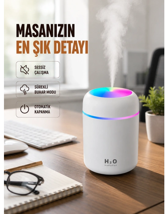 Kompakt Boyutlu Nemlendirici – 30-45ml/h Buhar Kapasiteli