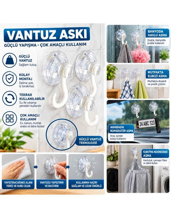 Küçük 30 mm Vantuz