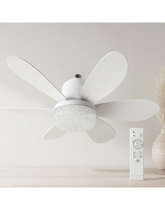 Kumandalı 2in1 LED Tavan Vantilatörlü Avize