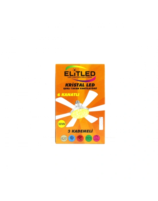 Kumandalı 2in1 LED Tavan Vantilatörlü Avize