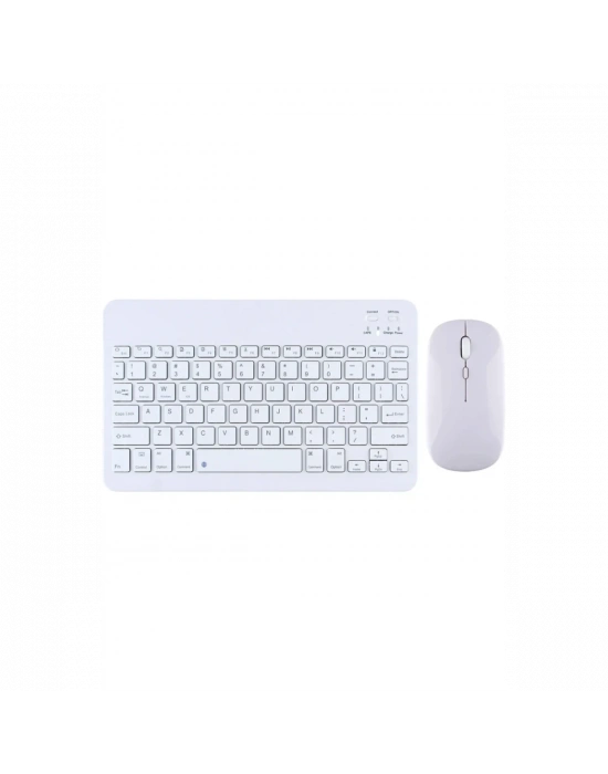 KYB71 Kablosuz Türkçe Q Klavye Mouse Set - Beyaz