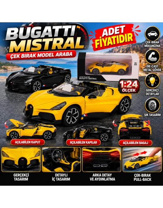 KZL-RW8524 Bugattı 1 24 Mıstral 12
