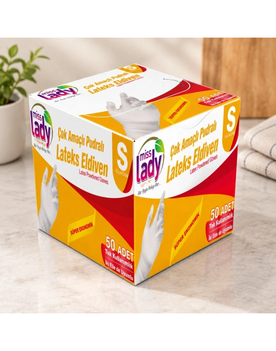 Lateks Eldiven (S) 50li