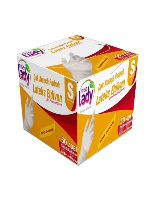 Lateks Eldiven (S) 50li