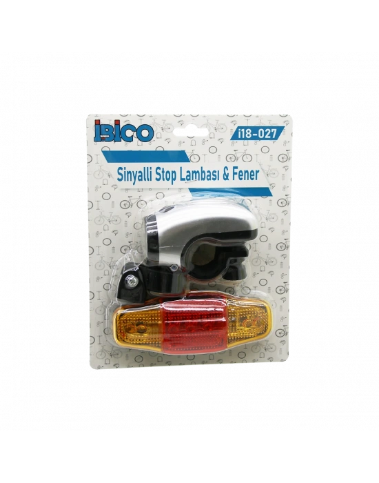 LED Bisiklet Ön Far ve Sinyalli Stop Lambası