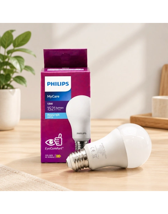 LED E27 13W 6500K 1521 Lumen Beyaz Ampul