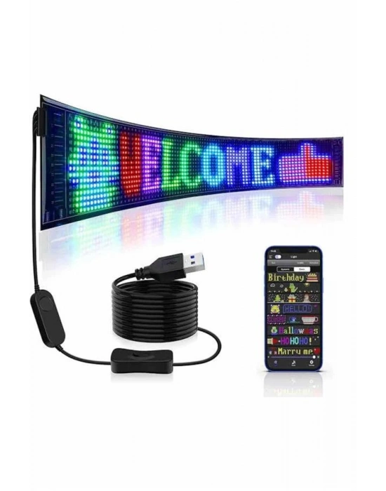 Led Ekran Matrix Panel En Büyük Boy Araba Yazısı