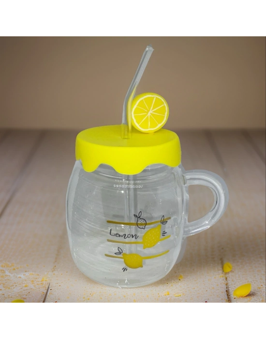 Limon Tasarımlı Kupa Bardak