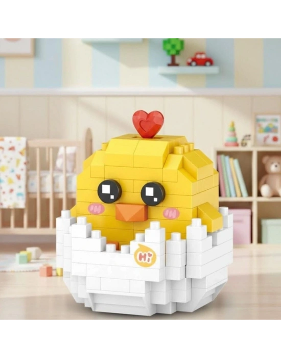LZ-8611 Kabuklu Civciv 150 Parça Block Oyuncak Mini Poşet