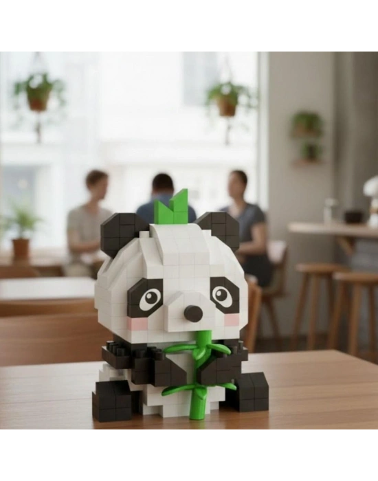 LZ-8633 Panda 170 Parça Block Oyuncak-mini Poşet