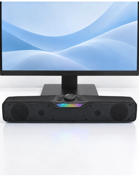 Masaüstü Soundbar Hoparlör Siyah