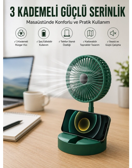 Masaüstü Taşınabilir Mini Soğutucu Vantilatör
