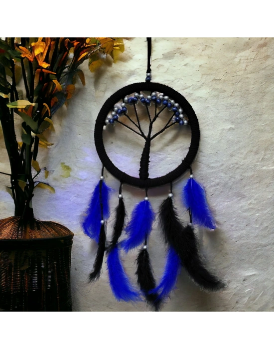 Mavi İncili Hayat Ağacı Dream Catcher