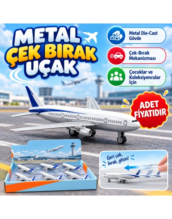 Metal Çek Bırak Uçak