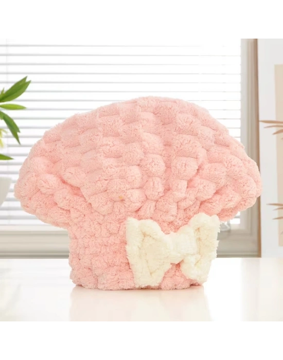 Mikrofiber Örgü Saç Kurutma Bone Havlu