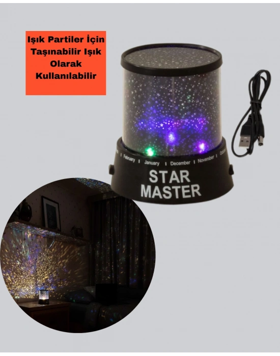 Mini Star Projektör