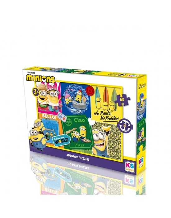 Mo 709 Mınıons 50 Parça Lisanslı Puzzle