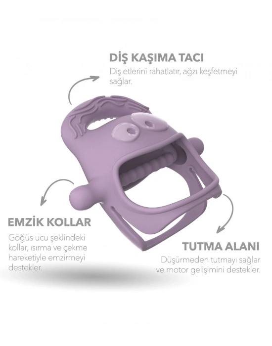 Mochi Diş Kaşıyıcı Lila