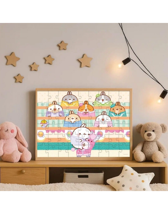 Mol 709 Molang 50 Parça Lisanslı Puzzle