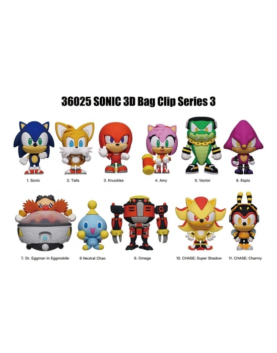Mono 36025 Monogram Sonic Klipsli Figür Seri 3 Display