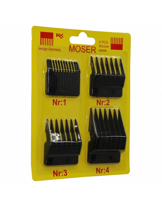 Moser 4 Parça Makine Tarak Set