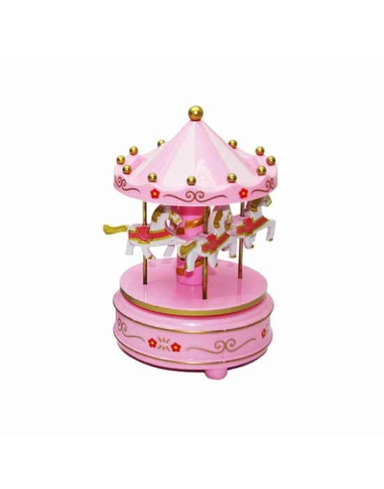 Music Box Carousel Müzikli Atlı Karınca