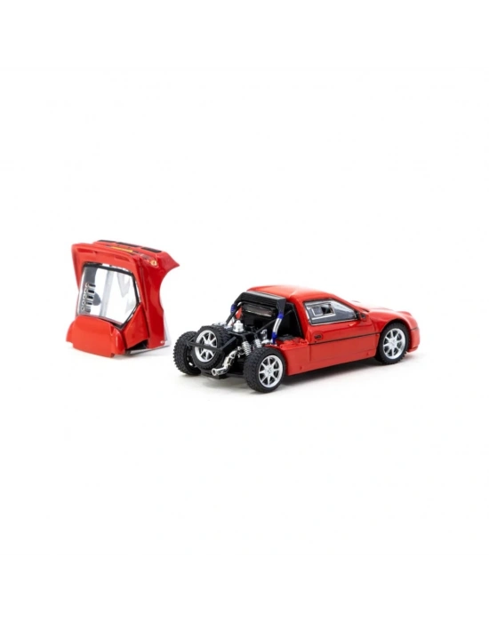 NessiWorld Works 1/64 Ford RS200 Red