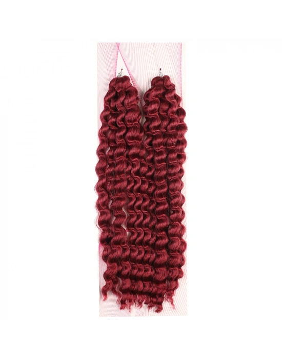 Nice Bulk Afro Su Dalgası Saç - Kızıl