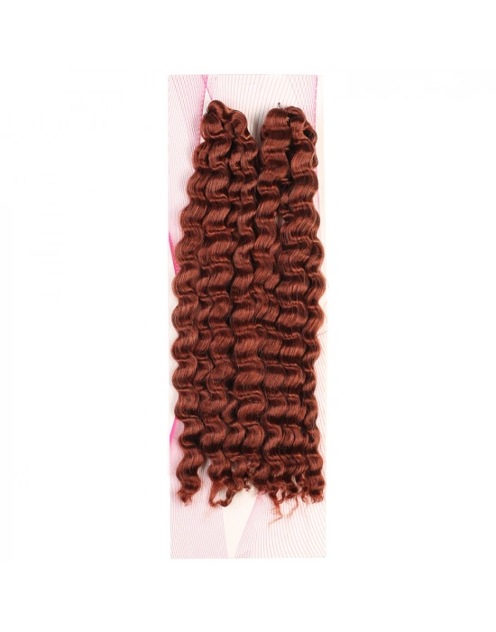 Nice Bulk Afro Su Dalgası Saç - KIzıl Bakır