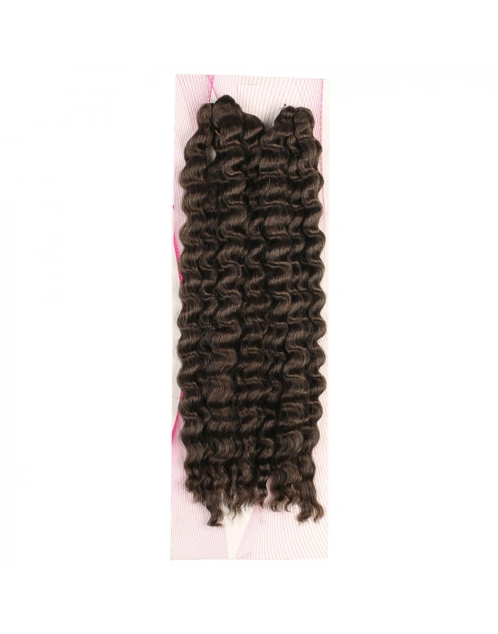 Nice Bulk Afro Su Dalgası Saç - Kumral