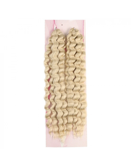 Nice Bulk Afro Su Dalgası Saç - Platin