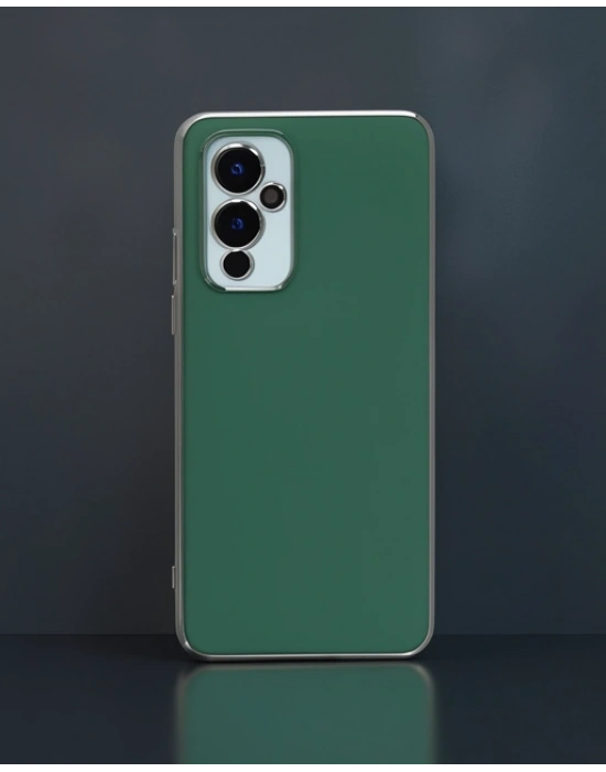 One Plus 9 Kılıf Volet Silikon - Açık Yeşil