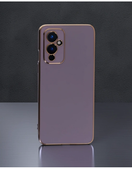 One Plus 9 Kılıf Volet Silikon - Mor