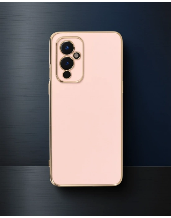 One Plus 9 Kılıf Volet Silikon - Pembe