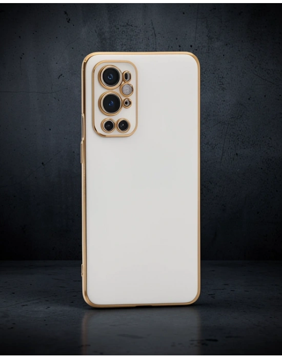 One Plus 9 Pro Kılıf Volet Silikon - Beyaz