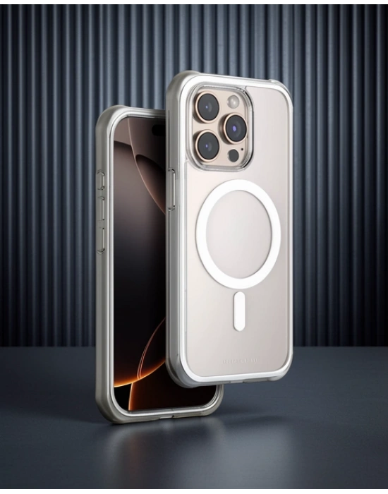 Onegif Apple İphone 15 Pro Max Hulk Magsafe Kapak - Beyaz
